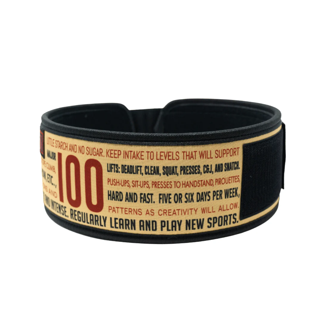 100 Words 4" Weightlifting Belt - Image 4