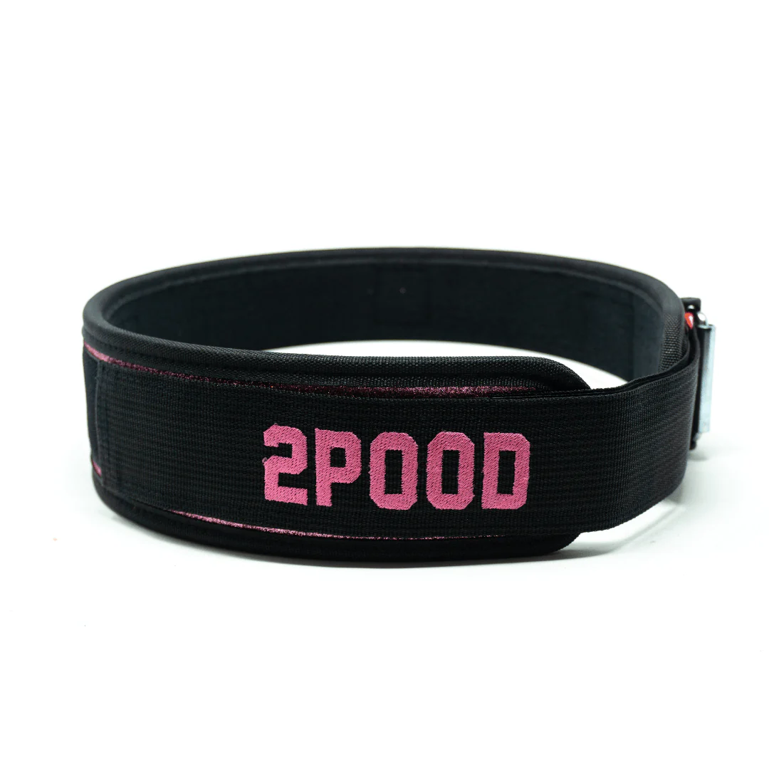 3" Petite Bubblegum Weightlifting Belt - Image 2