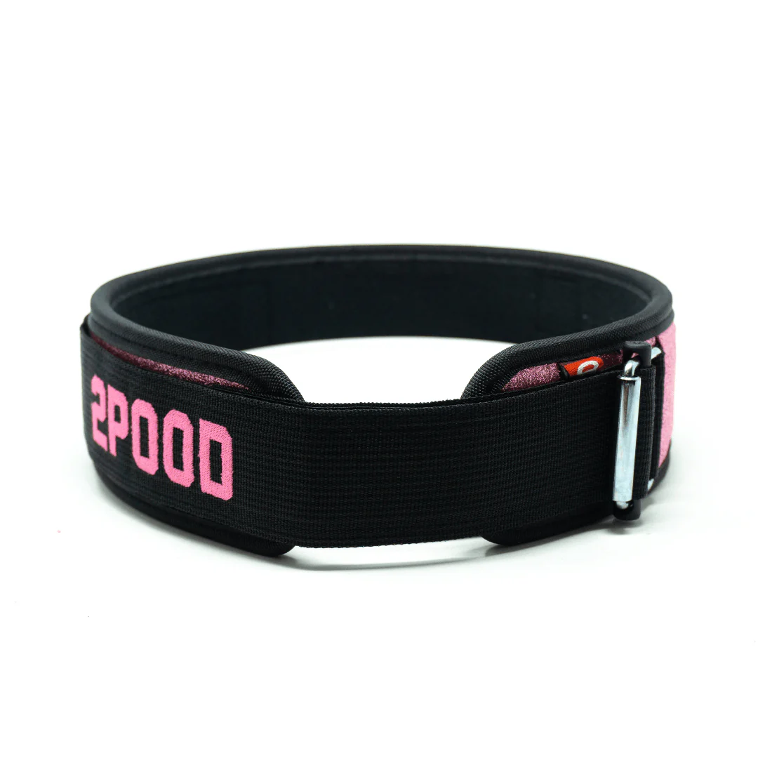 3" Petite Bubblegum Weightlifting Belt - Image 3