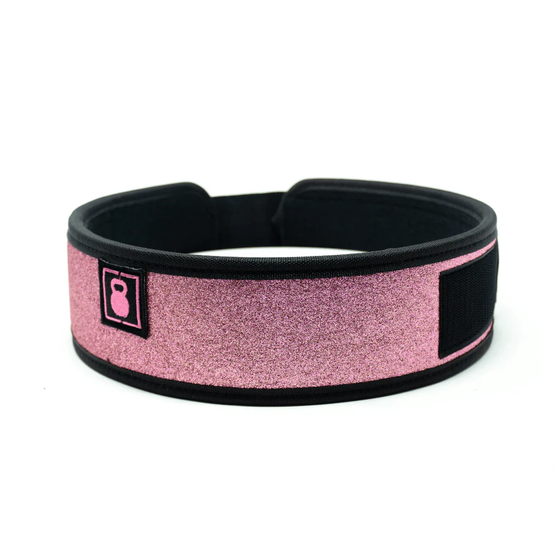 3" Petite Bubblegum Weightlifting Belt - Image 4