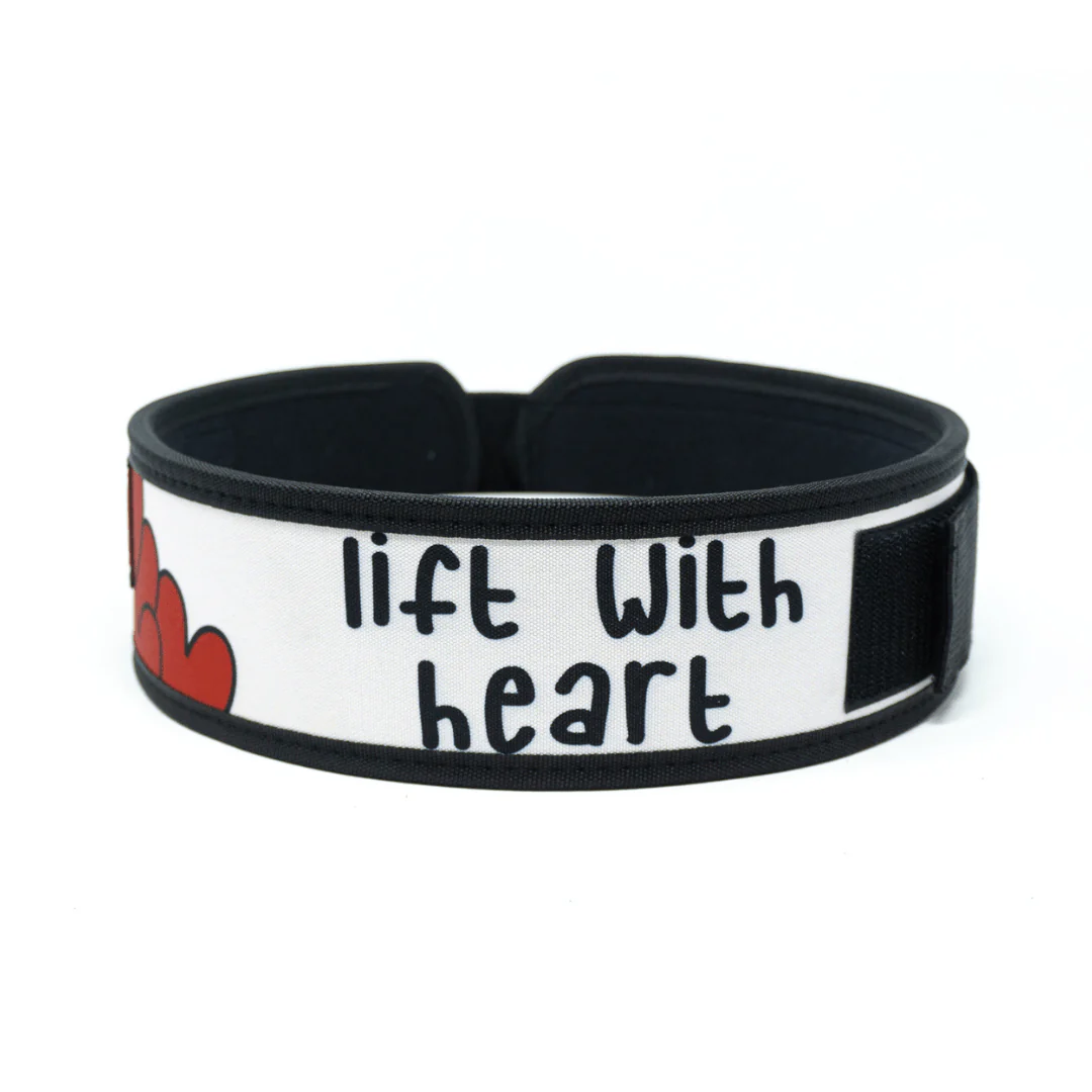 3" Petite Lift With Heart Weightlifting Belt - Image 4