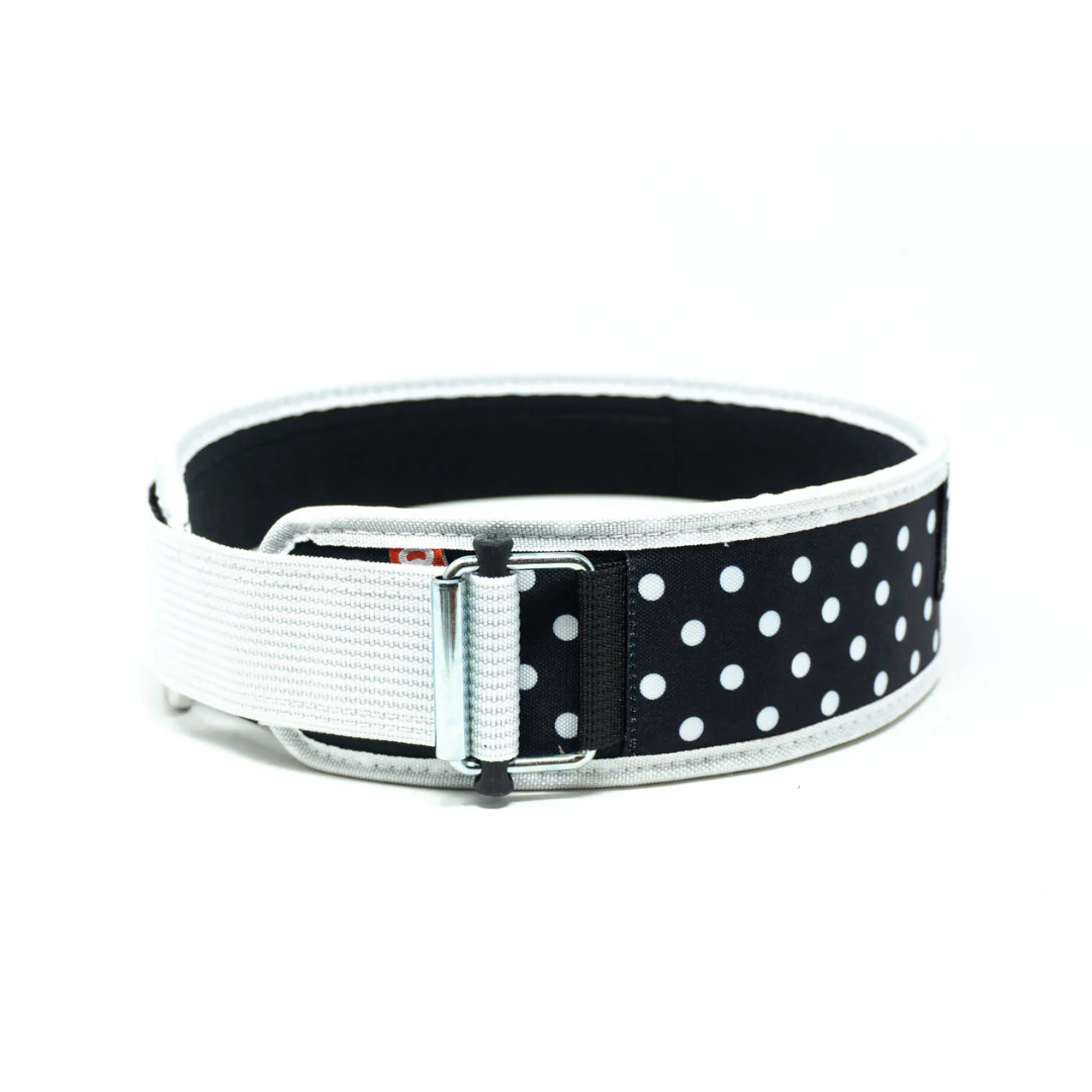 3" Petite Polka Dot Weightlifting Belt - Image 3