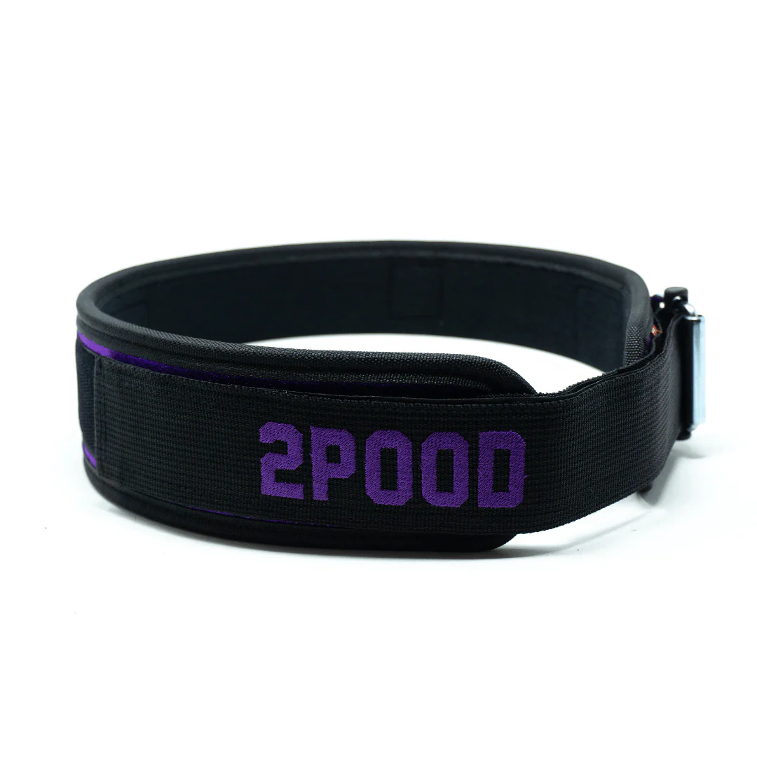 3" Petite Purple Pulse Weightlifting Belt - Image 2