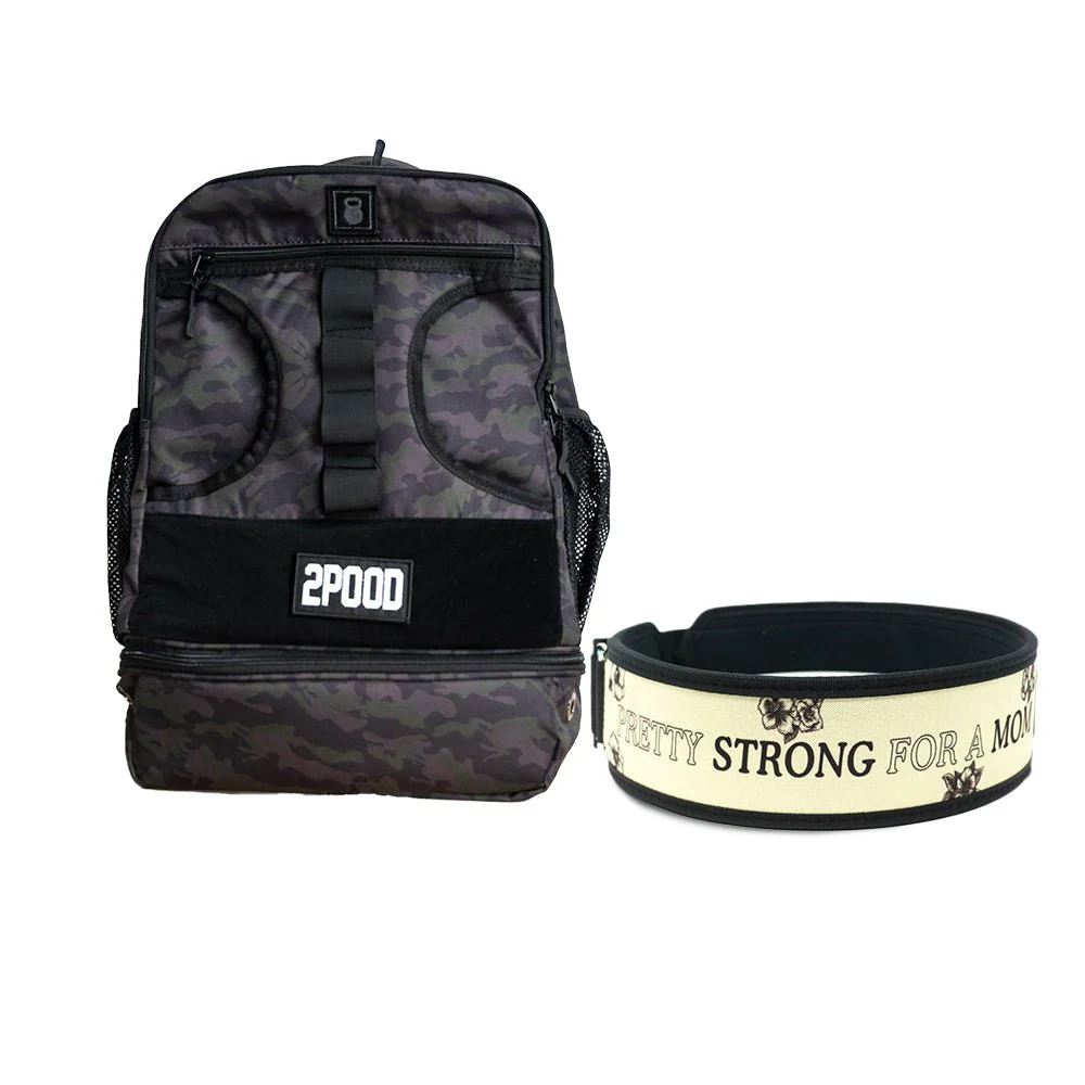 3" Pretty Strong for a Mom by Arielle Loewen Belt & Backpack 3.0 Bundle - Image 3