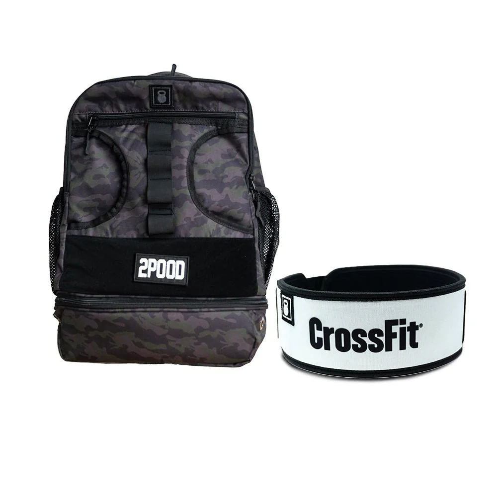 4" CrossFit White Belt & Backpack 3.0 Bundle - Image 4