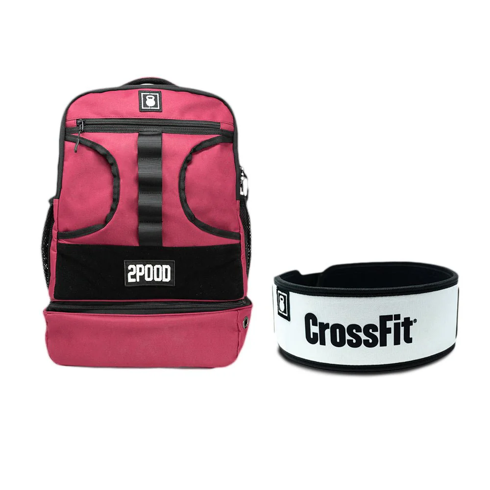 4" CrossFit White Belt & Backpack 3.0 Bundle - Image 6