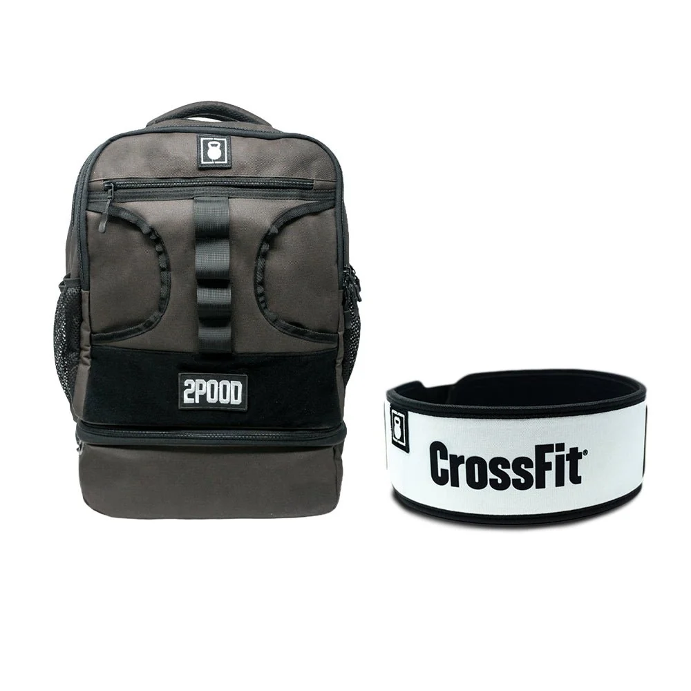 4" CrossFit White Belt & Backpack 3.0 Bundle - Image 7