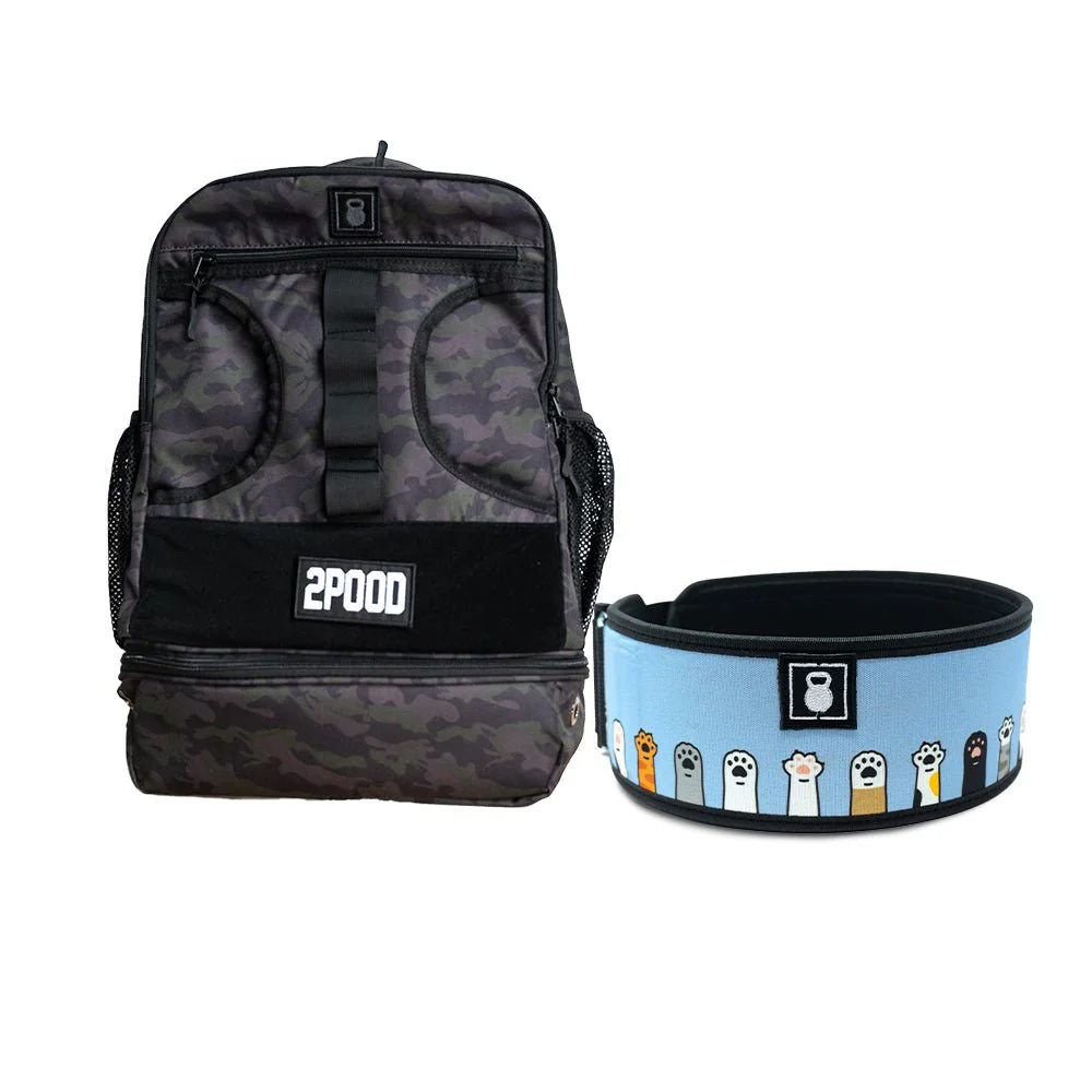 4" I'm Feline Good Belt & Backpack 3.0 Bundle - Image 3