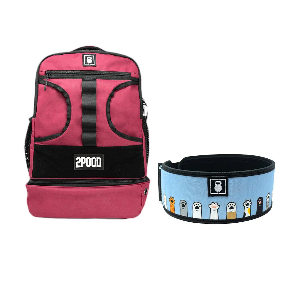 4" I'm Feline Good Belt & Backpack 3.0 Bundle - Image 6