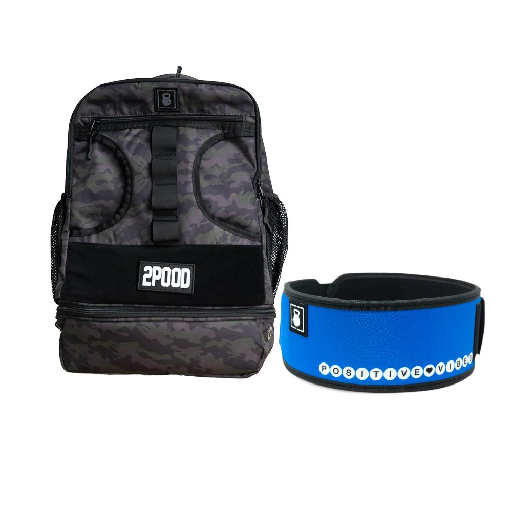 4" Positive Vibes by Alexis Raptis Belt & Backpack 3.0 Bundle - Image 3