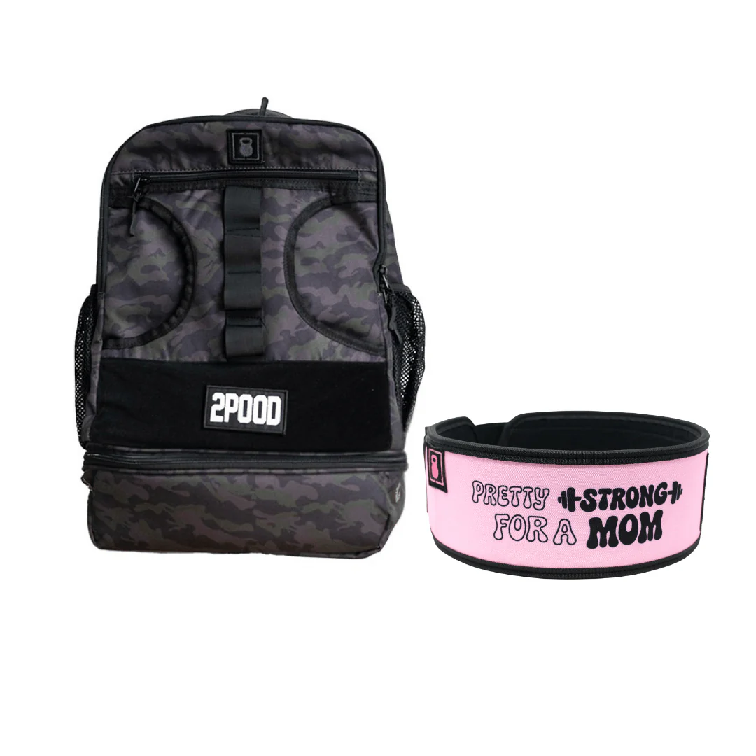 4" Pretty Strong for a Mom by Arielle Loewen Belt & Backpack 3.0 Bundle - Image 3