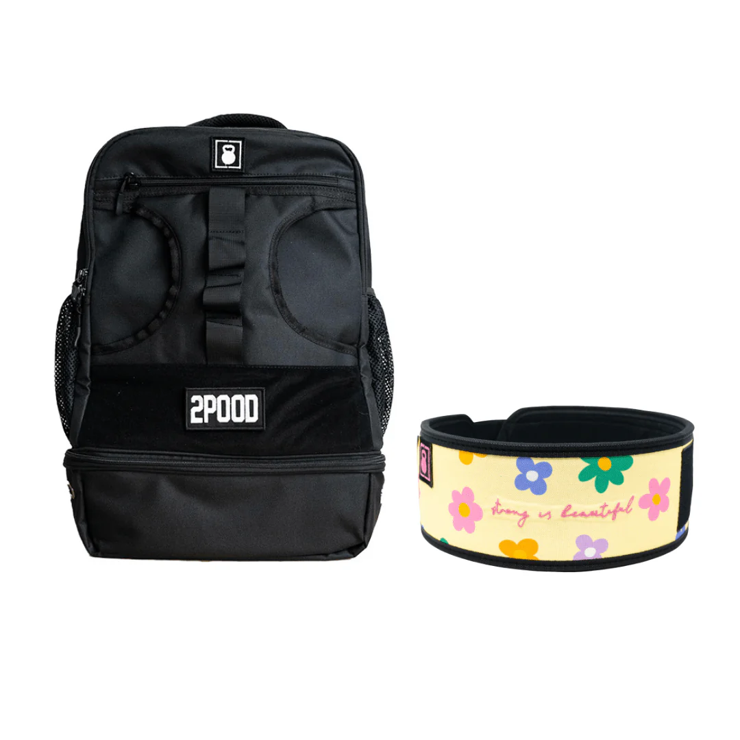 4" Strong Is Beautiful by Aimee Cringle Belt & Backpack 3.0 Bundle