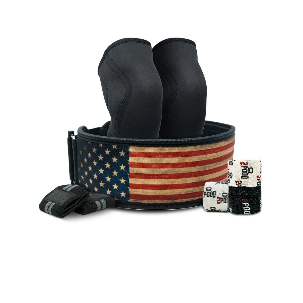4" Unapologetically American Belt Lifting Bundle