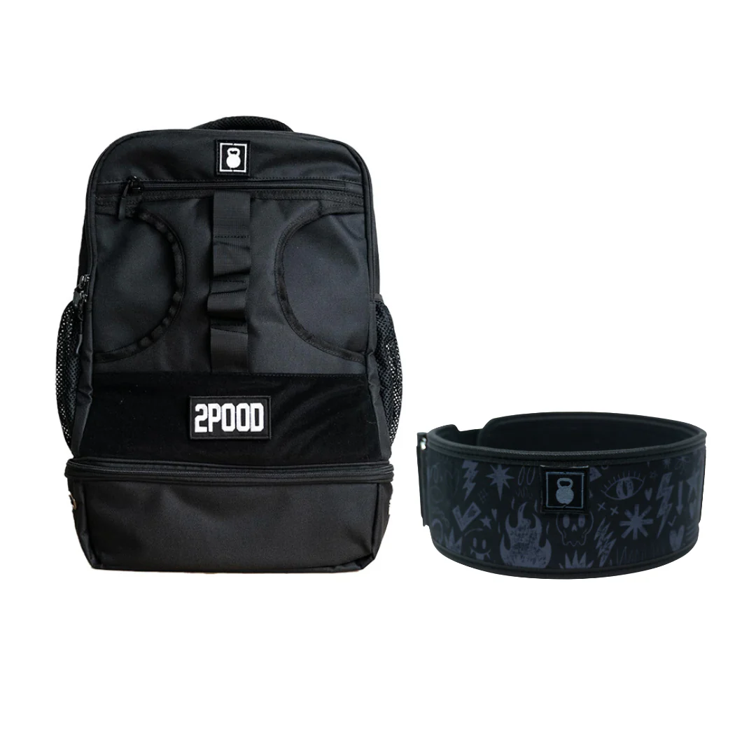 4" "What's My Lift Again?" Belt & Backpack 3.0 Bundle