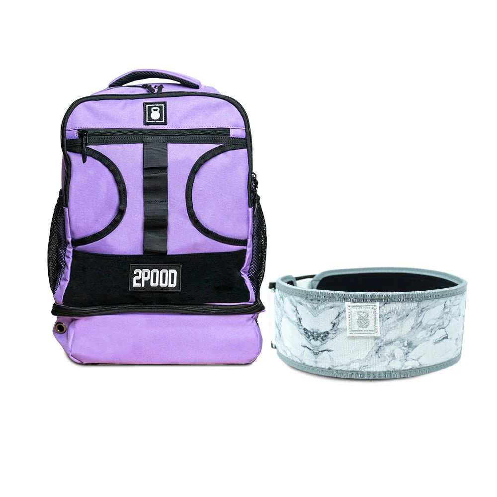 4" White Marble Belt & Backpack 3.0 Bundle - Image 6