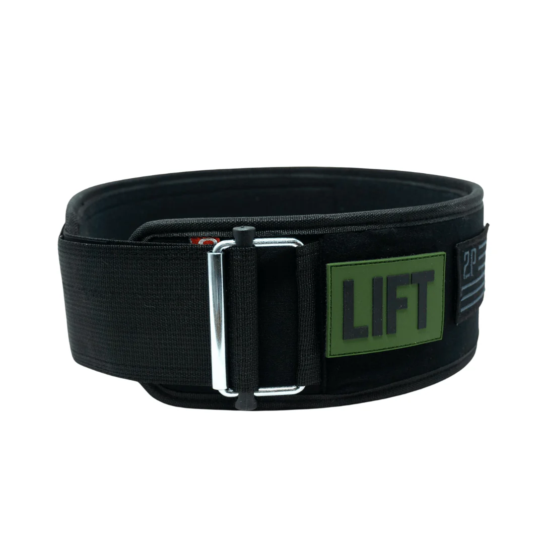 Black Velcro Patch 4" Weightlifting Belt - Image 5