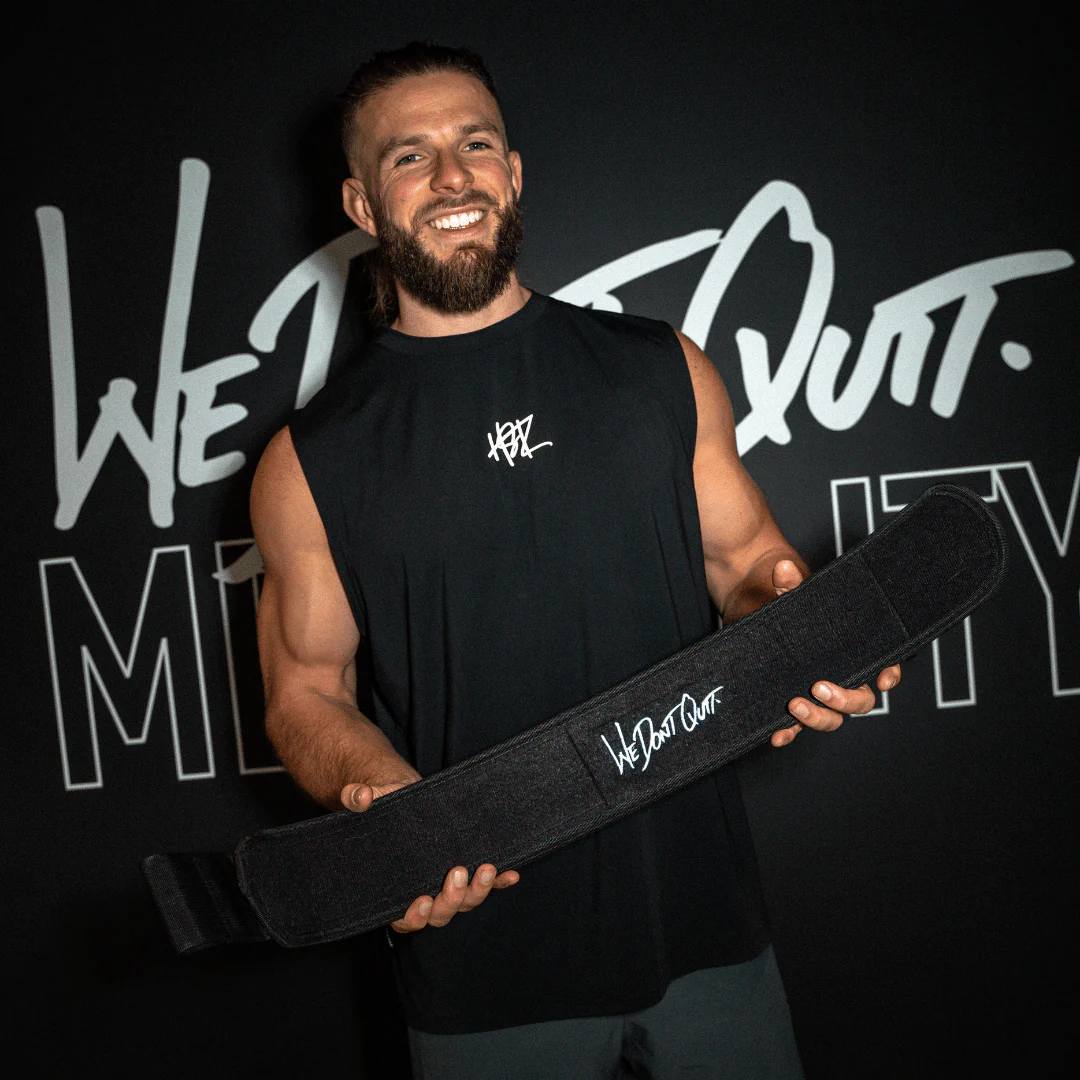 Mentality Is Everything by Craig Richey 4" Weightlifting Belt - Image 8