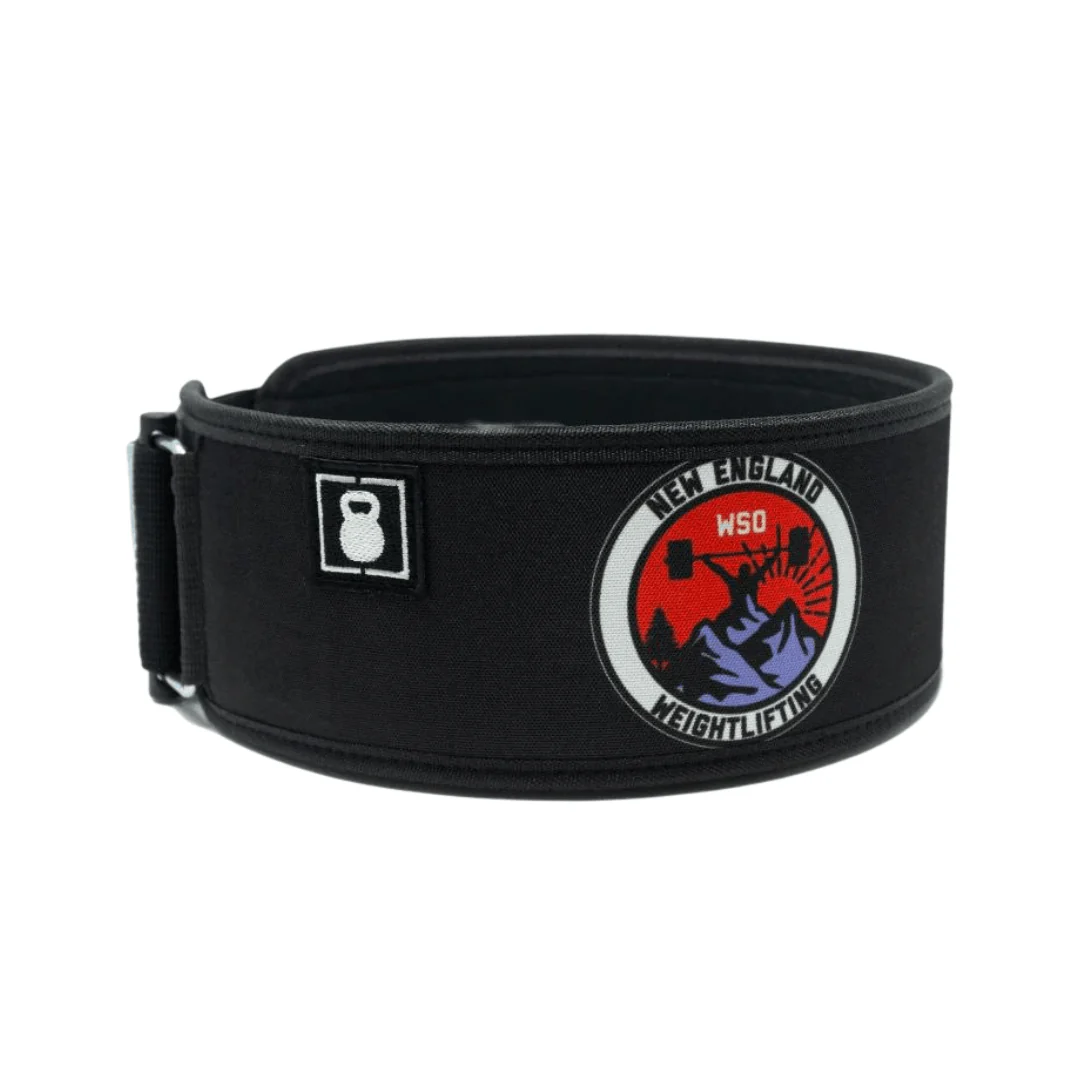 New England WSO 4" Straight Weightlifting Belt - Image 3