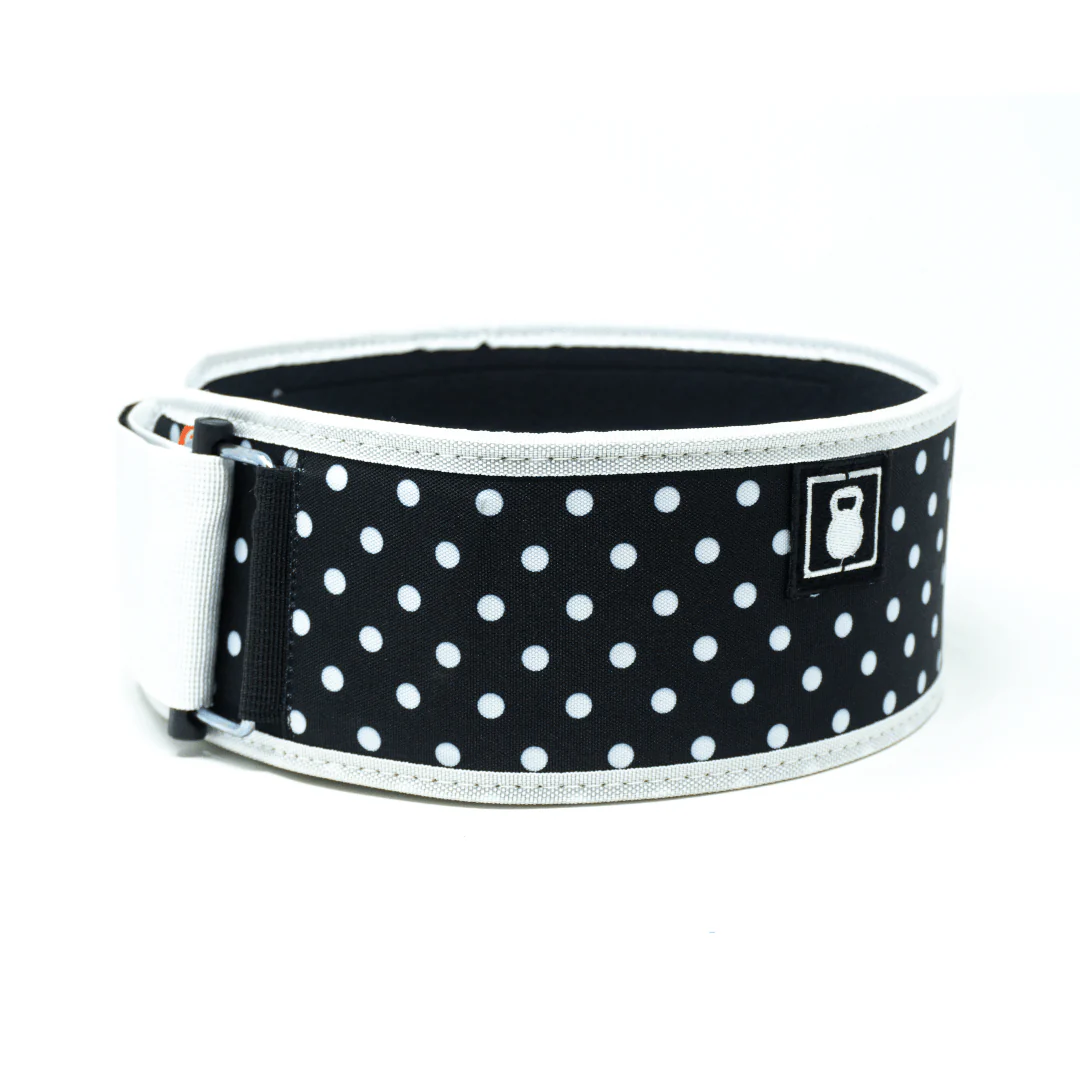 Polka Dot 4" Weightlifting Belt - Image 2