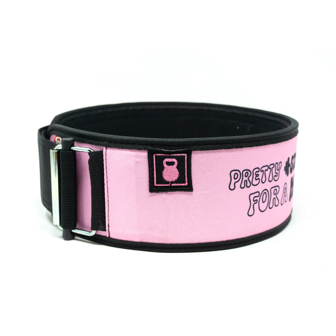 Pretty Strong for a Mom by Arielle Loewen 4" Weightlifting Belt - Image 2