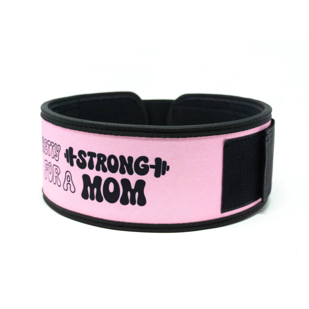 Pretty Strong for a Mom by Arielle Loewen 4" Weightlifting Belt - Image 7