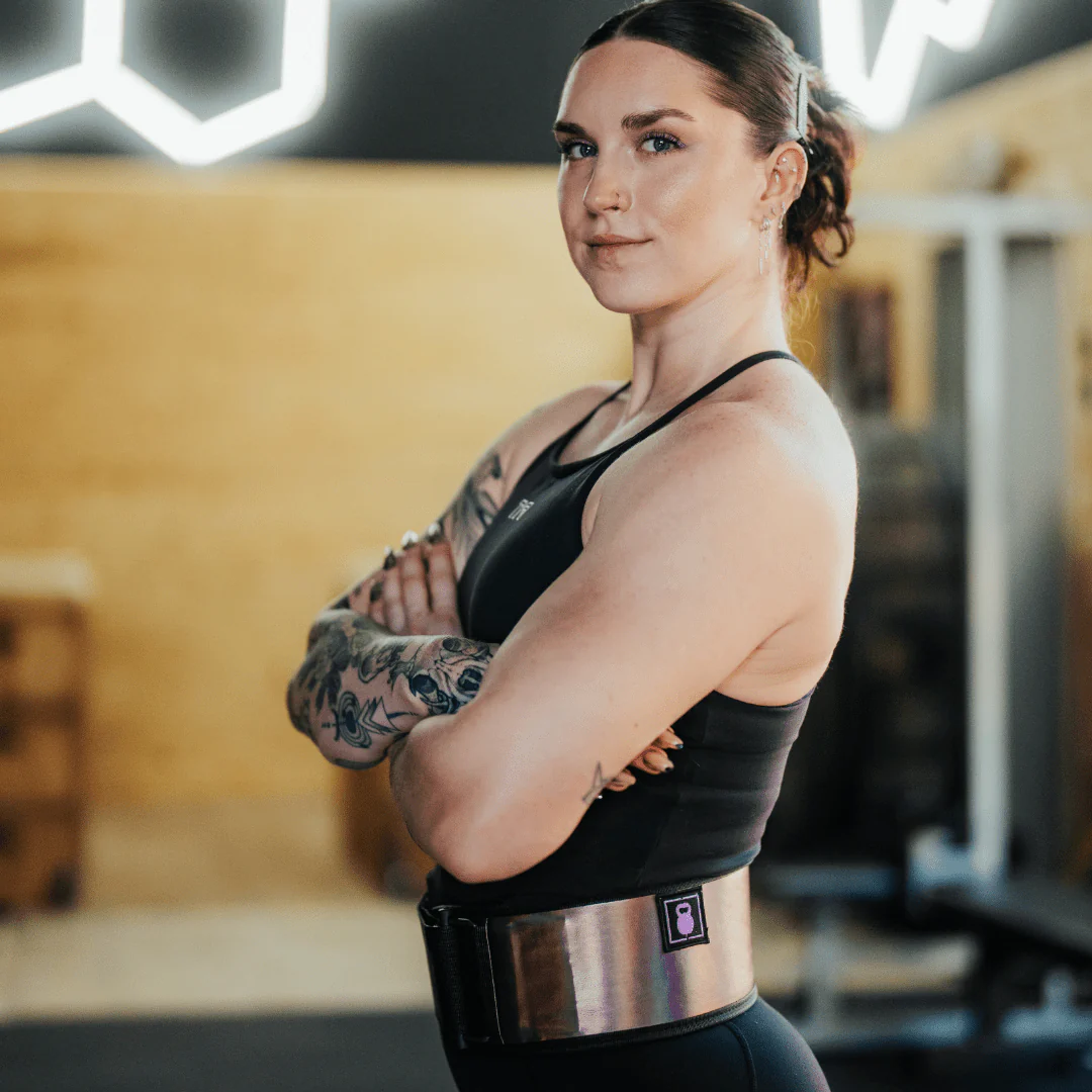 Ultraviolet by Mattie Rogers 4" Weightlifting Belt - Image 11
