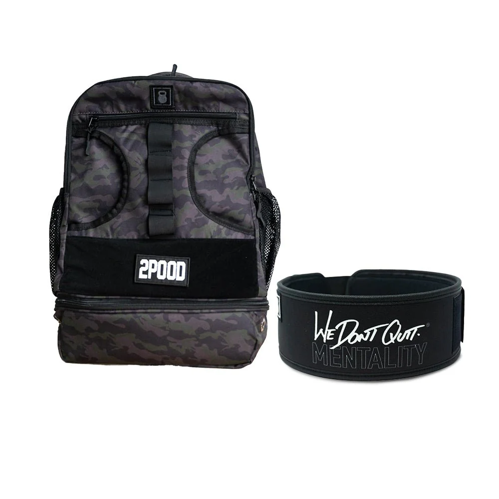 4" We Don't Quit by Craig Richey Belt & Backpack 3.0 Bundle - Image 4